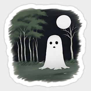 Lonely Ghost Sticker